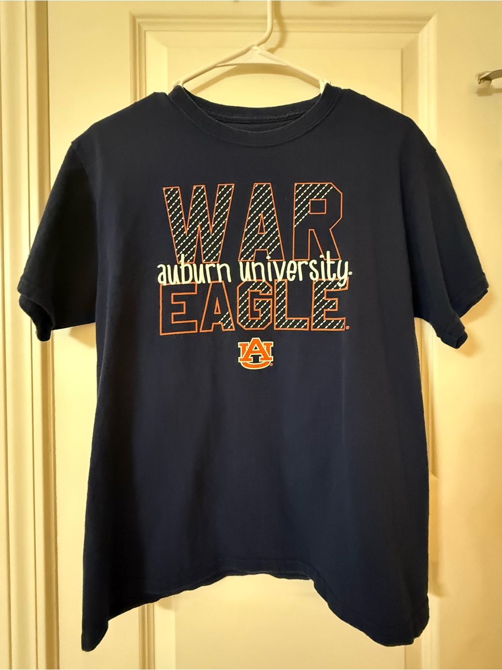 Image One Kids Navy War Eagle Short Sleeve Tee - XL